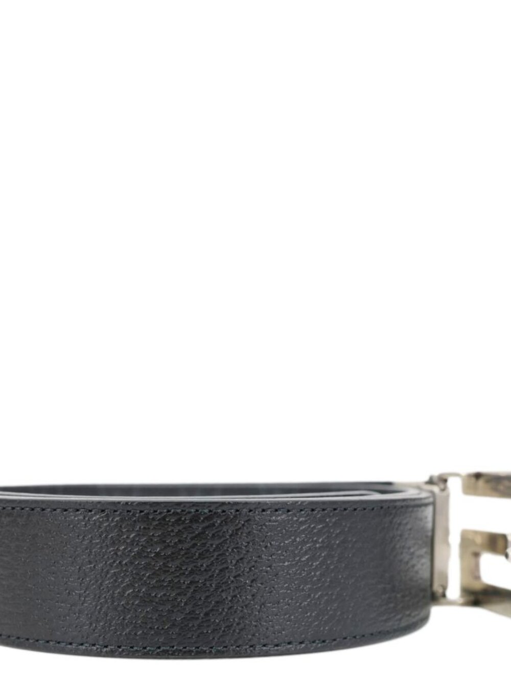 Gucci  Square G Buckle Leather Reversible Belt Black 626974 Size 110/44 - Picture 5 of 7